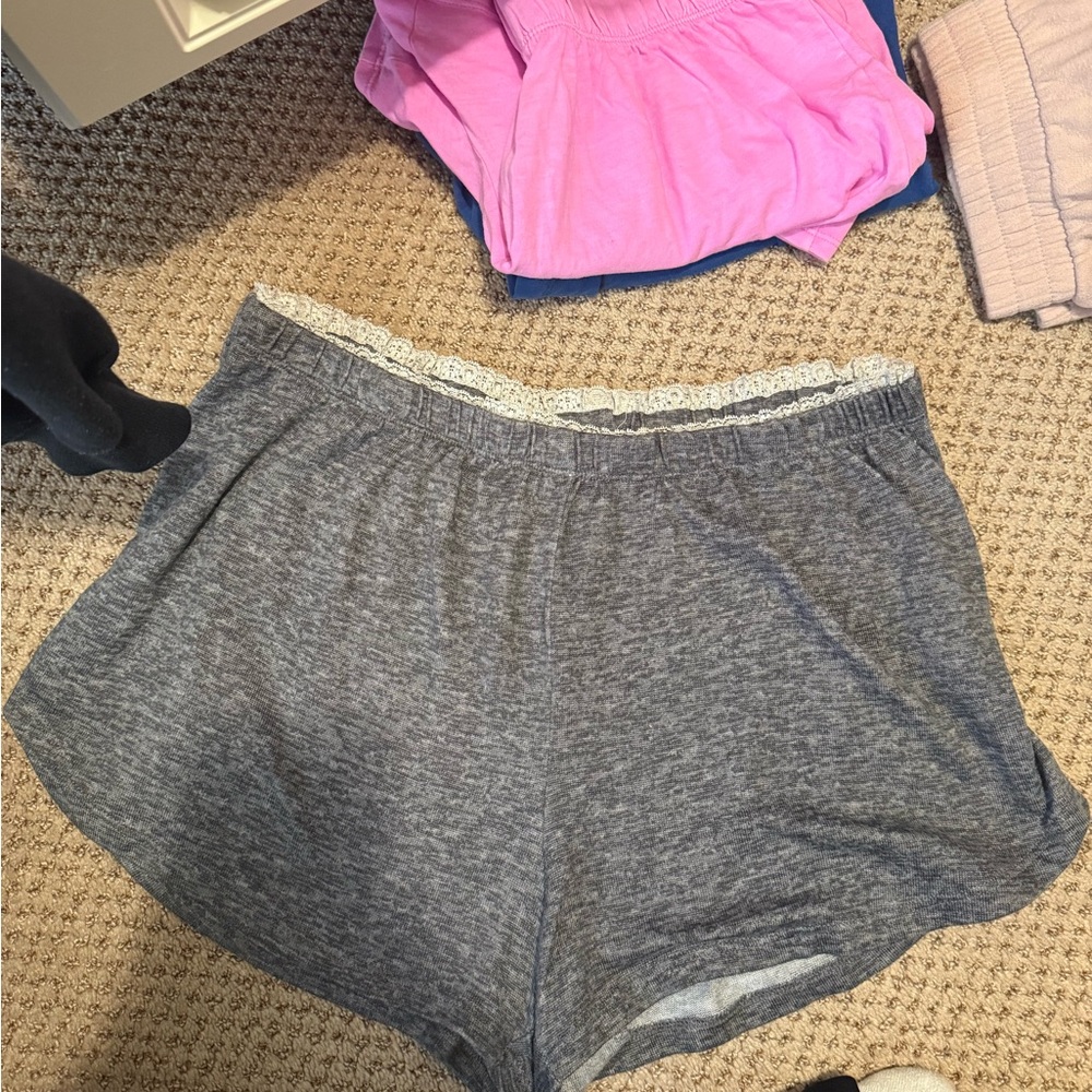 Gray Women's pajama Shorts